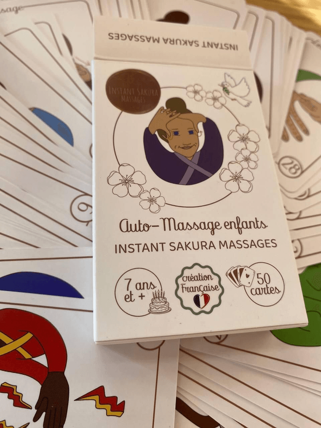 Cartes auto-massage enfants 